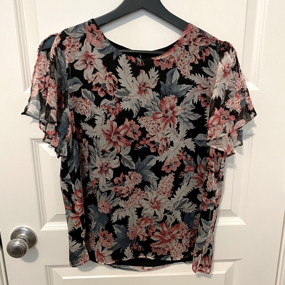 Vince Camuto Floral Blouse
